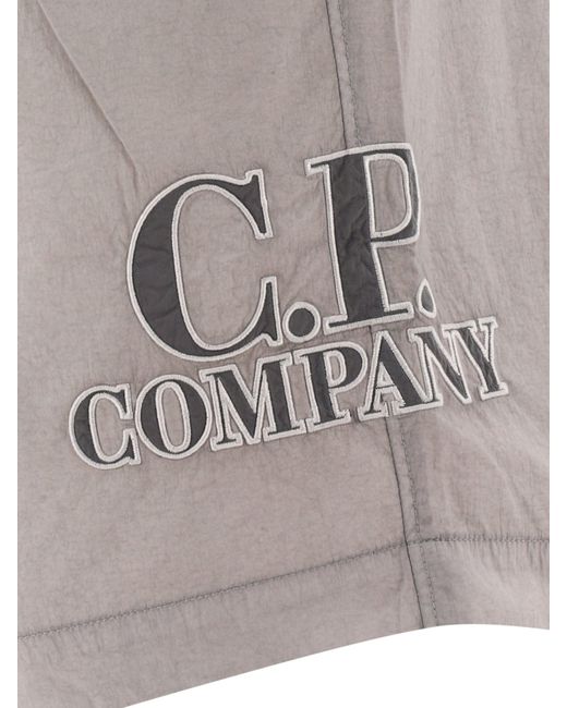 C.P. Shorts de natación de la empresa "Eco Chrome" C P Company de hombre de color Gray