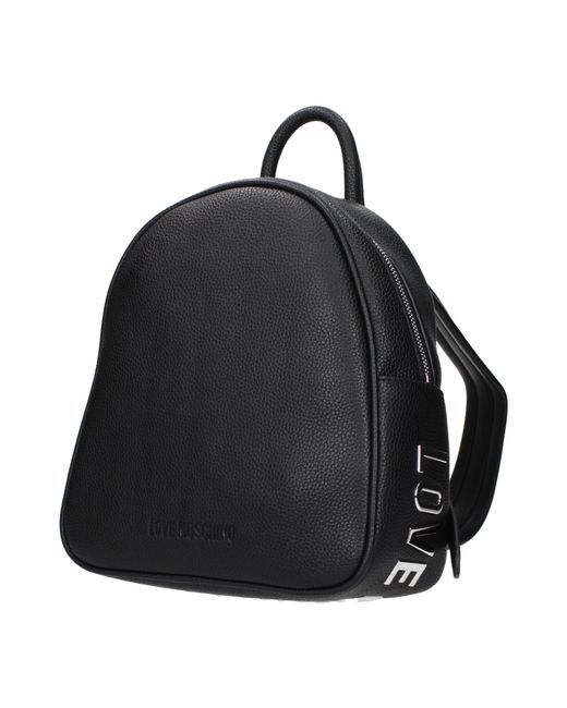 Love Moschino Black Backpacks And Pouches Polyurethane