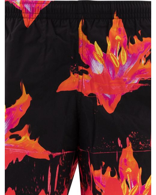 McQueen Badkleding in het Red voor heren