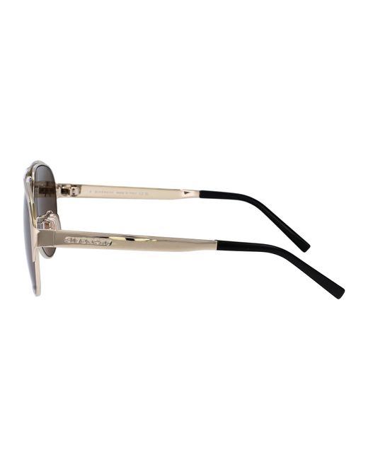 Givenchy Gray Bold Metal Sunglasses