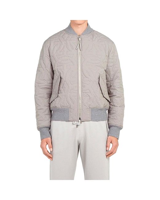 Ferragamo Gewatteerd Bomberjack in het Gray voor heren