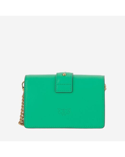 Pinko Micro Love One Simply Bag in het Green