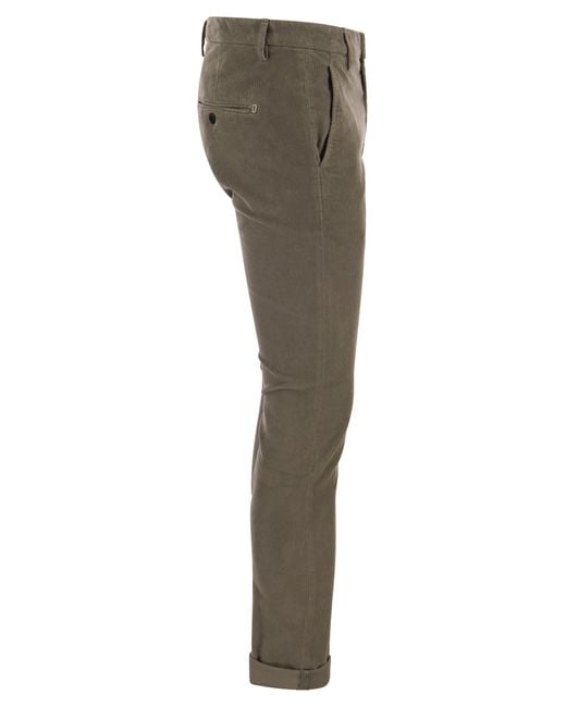 Dondup Gray Gaubert Slim Milleraies Trousers