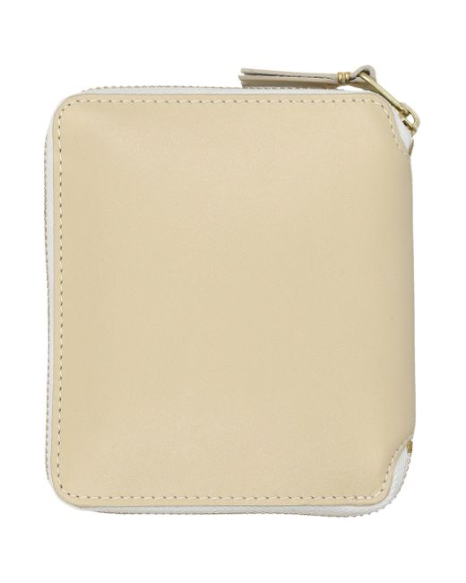 Comme des Garçons Natural Vertical Zip Around Wallet