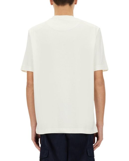 Paul Smith White "Bike Tyres" T Shirt