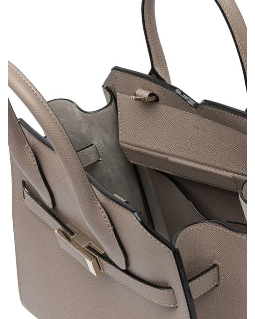 Valextra Natural Calf Leather Handbag