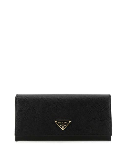 Prada Black Leather Wallet