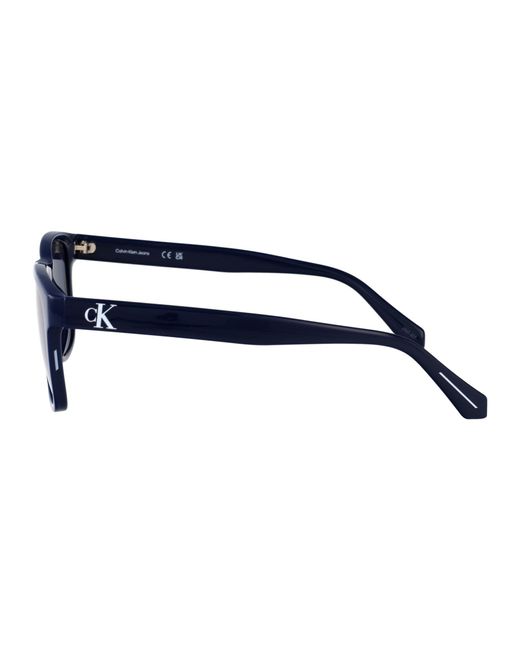 Calvin Klein Blue Rectangular Sunglasses Ckj21623 S 400 for men