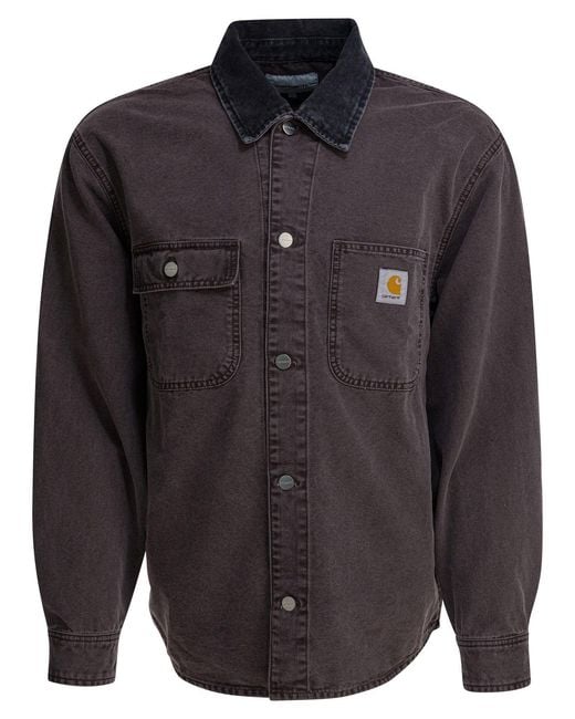 Carhartt Blue "Mitch" Overshirt Jacket