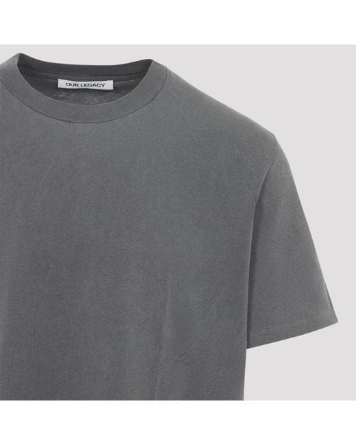 Our Legacy Gray Box T Shirt