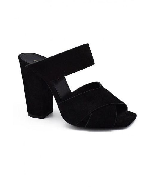 Saint Laurent Black Strap Sandals