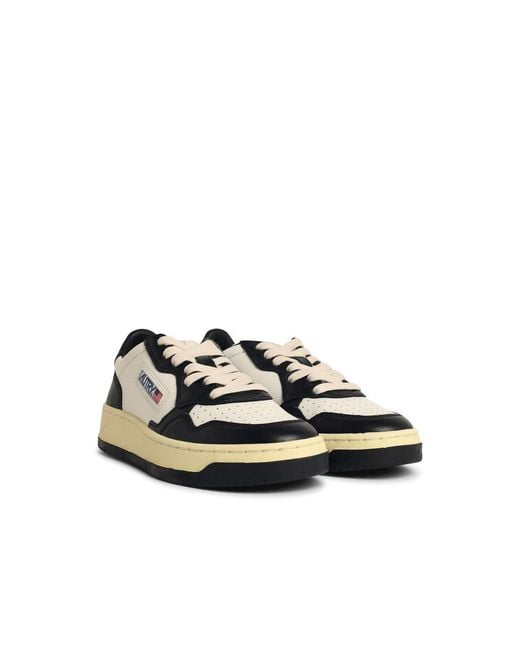 Autry White And Leather Medalist Sneakers