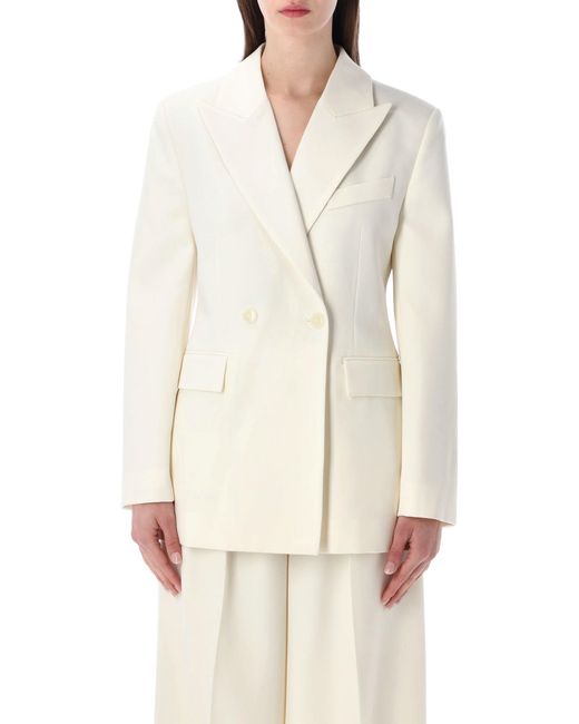 Anine Bing White Tiphaine Blazer