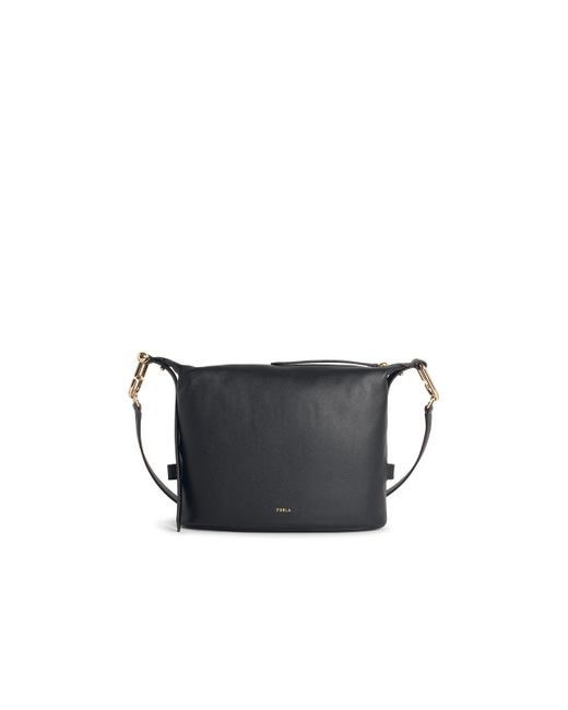 Furla 'nuvola M'black Lear Bag