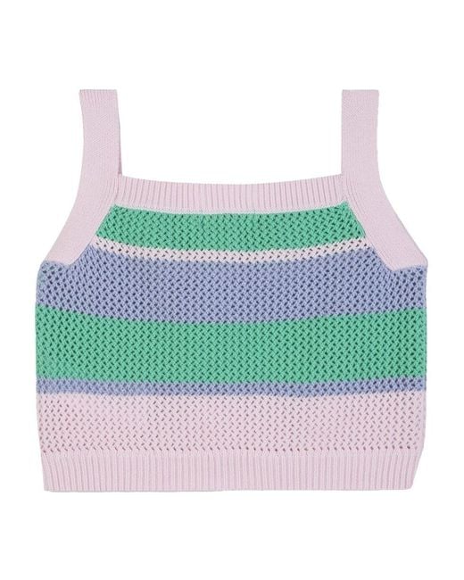 Billieblush Green Top All'Uncinetto