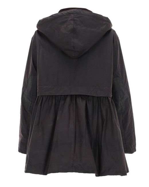BARBOUR X GANNI Black "Barbour X Gannni" Coat