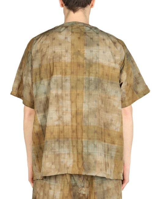 Needles Brown Boxy Fit T Shirt