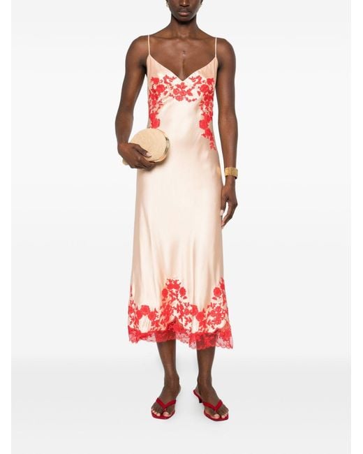 Ermanno Scervino Embroidered Long Dress