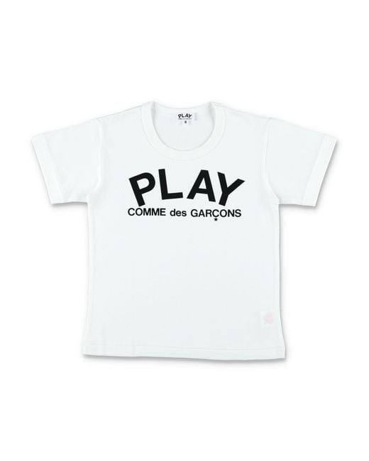 COMME DES GARÇONS PLAY Gray T Shirts And Polos