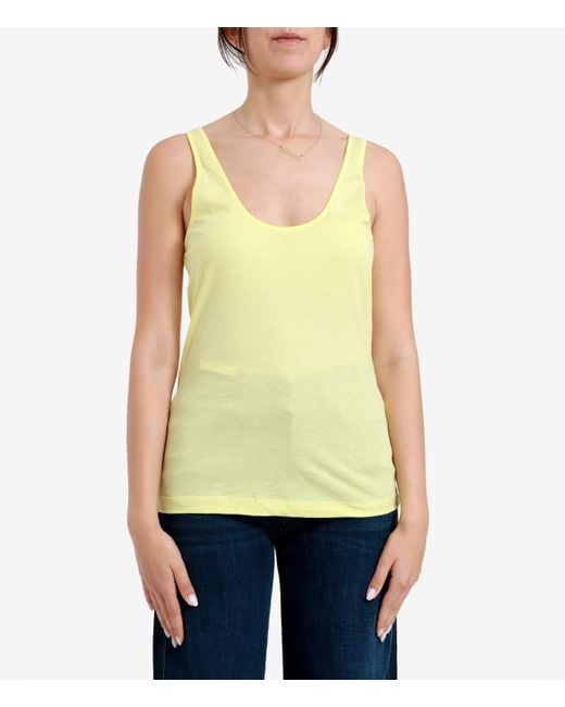 MSGM Yellow Top