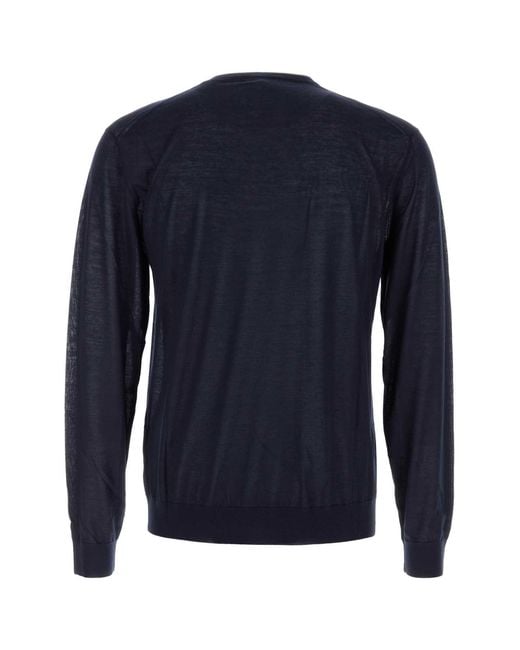 Prada Blue Knitwear for men