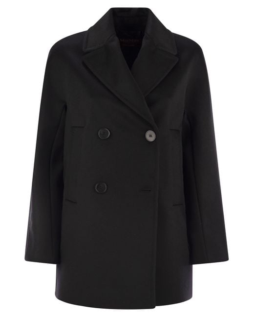 Sheree Virgin Wool Caban Max Mara de color Black