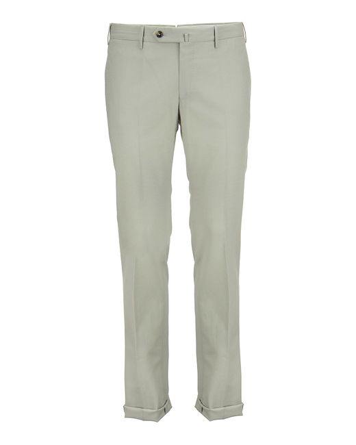 PT Torino Gray Deluxe Cotton Pants