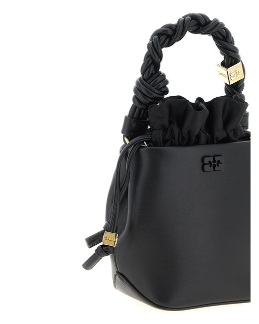 Ganni Black 'Mini Bou Bucket' Handbag