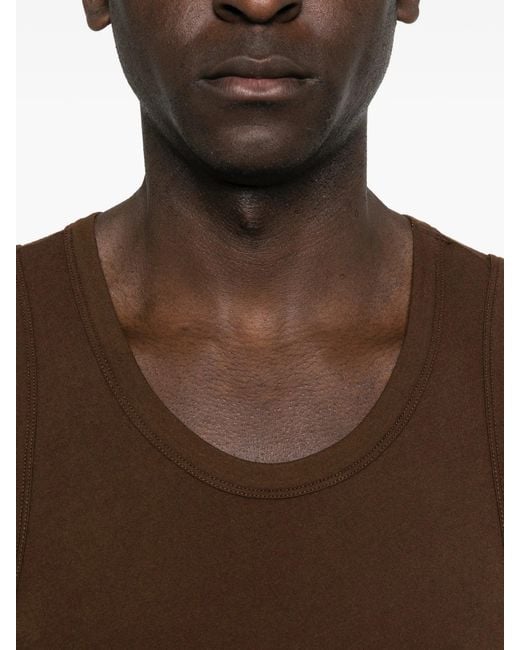 Entire studios Brown Sheer Tank