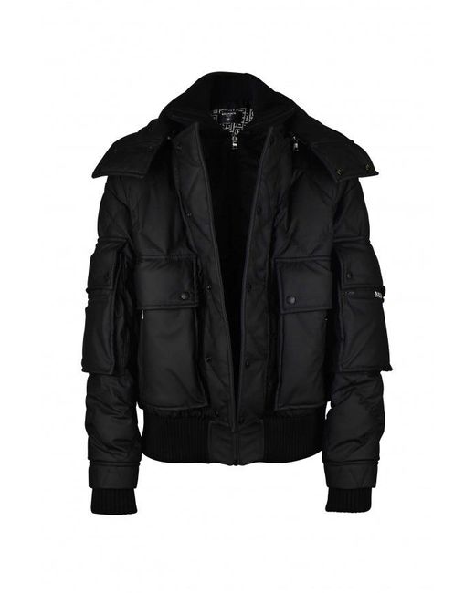 Balmain Black Down Jacket for men