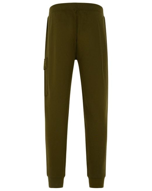 C P Company Green 'Jogger' Cotton Pants for men