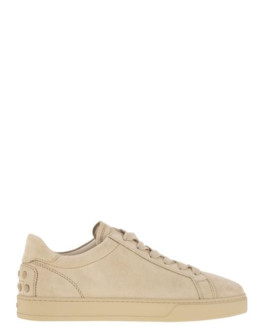Tod's Brown Suede Leather Trainers