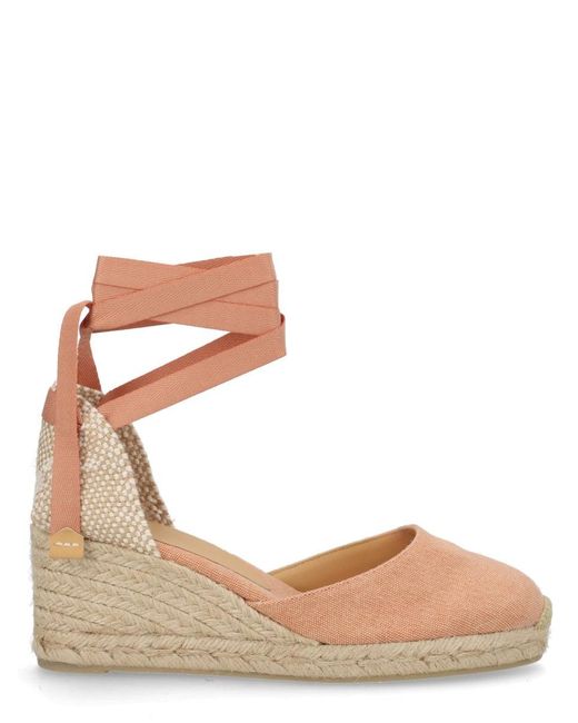Castaner Brown Solid Wedges