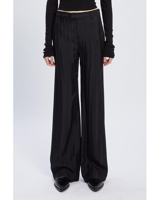 Ann Demeulemeester Black Maaike Flared Leg Comfort Trousers