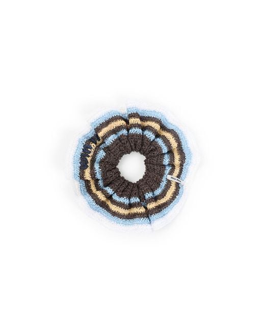 Miu Miu Metallic Cotton Scrunchie