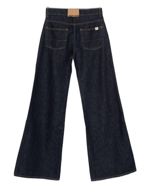 Semicouture Blue Jeans Blacks And Greys