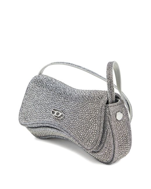 DIESEL Gray Play Crossbody Bag