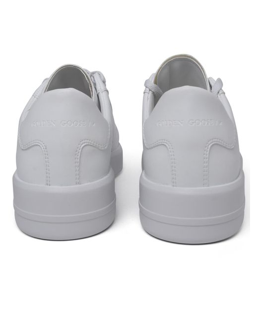 Zapatillas de oro en White Vegan Lear Golden Goose Deluxe Brand de hombre de color Gray