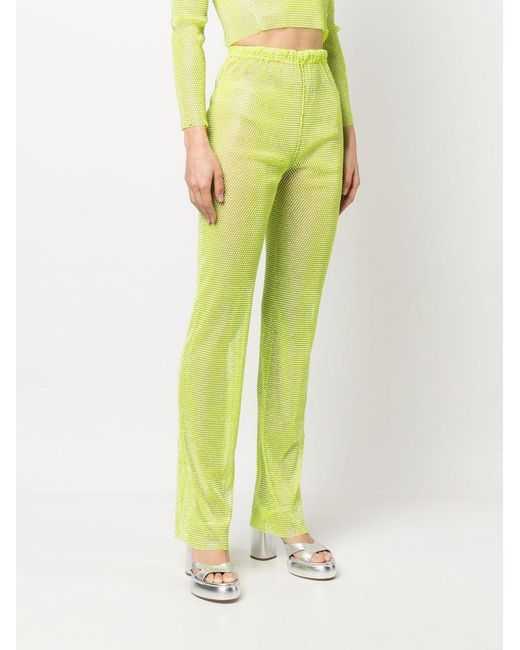 Santa Brands Straight Broek in het Yellow