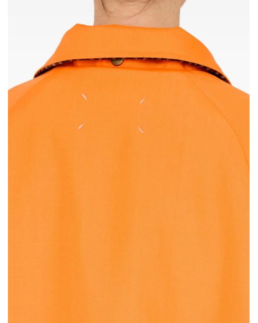 Maison Margiela Orange Snap-Button Jacket