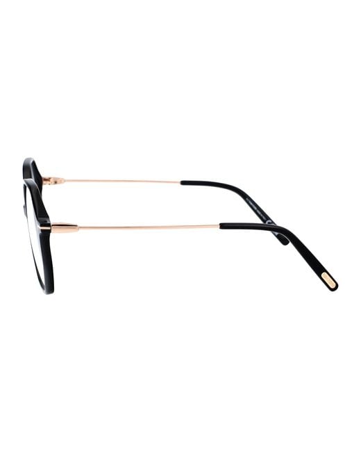 Tom Ford Black Nero Lucido Acetate Optical Glasses