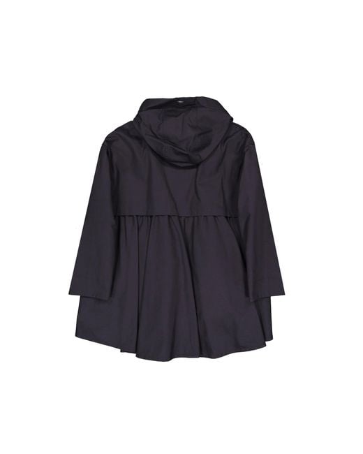 Herno Blue Hooded Jacket