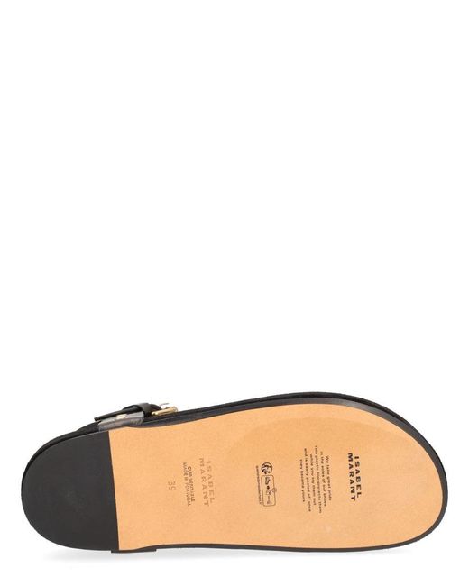 Isabel Marant Black Enore Sandals