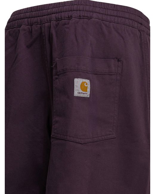 Carhartt Blue "Floyde" Sweatpants Short for men