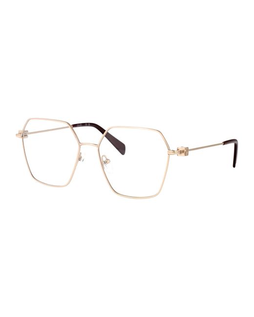 Liu Jo Multicolor Shiny Metal Glasses