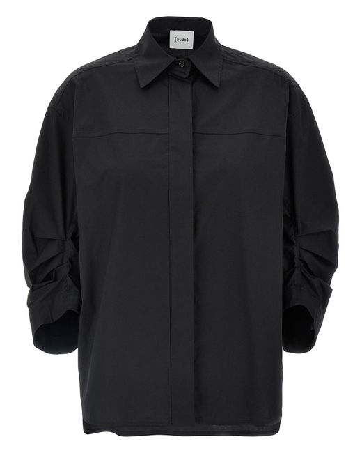 Chemise 3/4 Nude en coloris Black