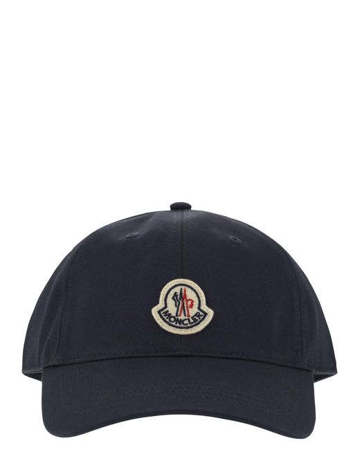 Baseball Cap con logo di Moncler in Blue da Uomo