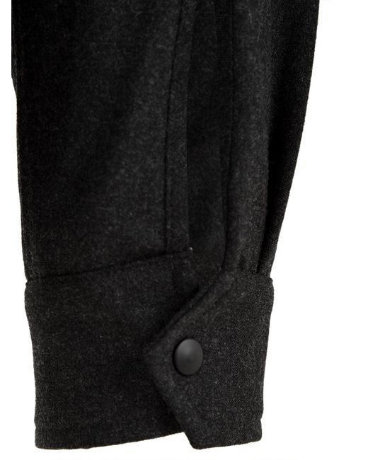 Chemises anthracite Aspesi pour homme en coloris Black