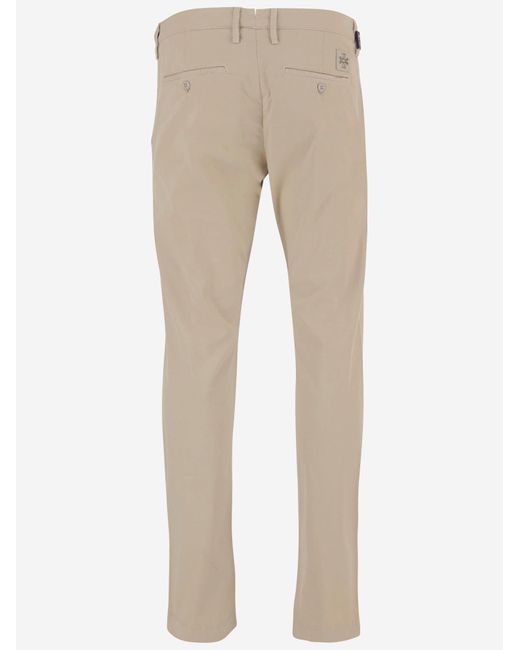 Jacob Cohen Natural Stretch Cotton Blend Trousers