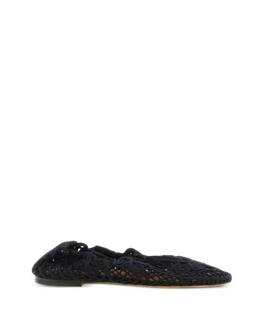 Odissi Black Flat Shoes Outer: Polyester